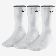 Meia Nike Cano Alto Pacote c/ 3 Pares Branco